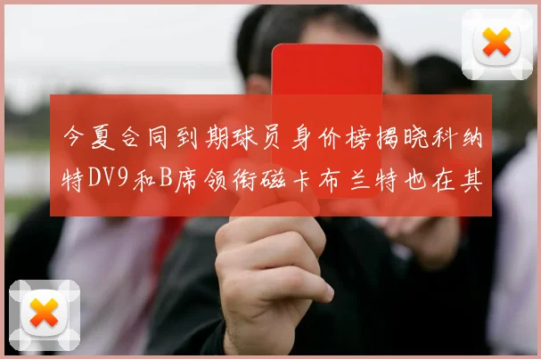 今夏合同到期球员身价榜揭晓科纳特DV9和B席领衔磁卡布兰特也在其中